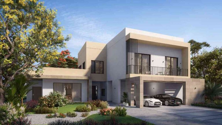 Yas Acres Magnolias Townhouse for Rent Corner Unit Big Plot