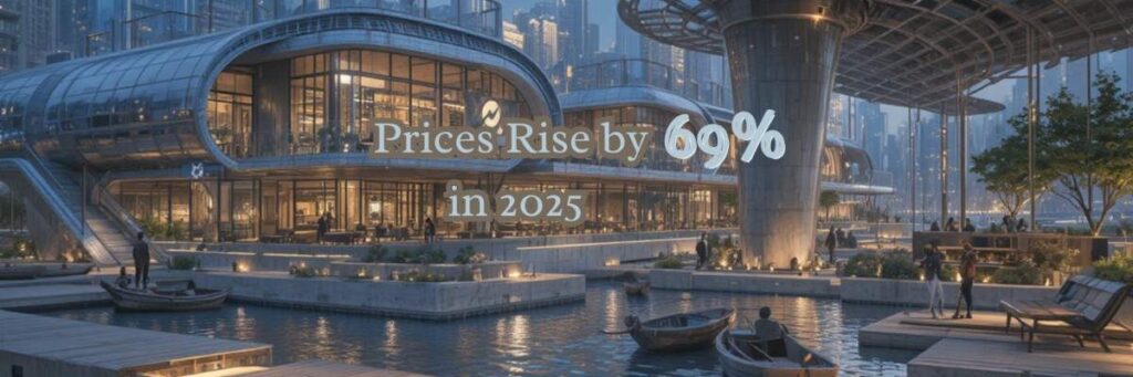 Waterfront Property Abu Dhabi Prices Surge 69% in 2025