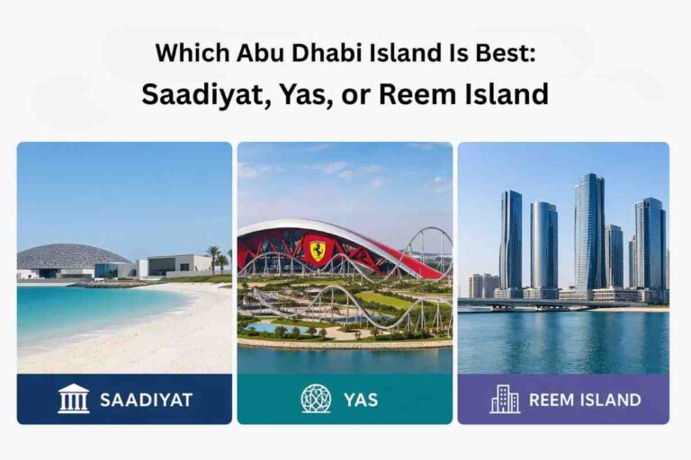 Which Abu Dhabi Island Is Best: Saadiyat, Yas, or Reem Island