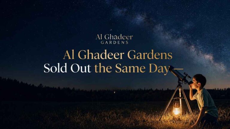 Al Ghadeer Gardens Sold Out the Same Day — What It Means