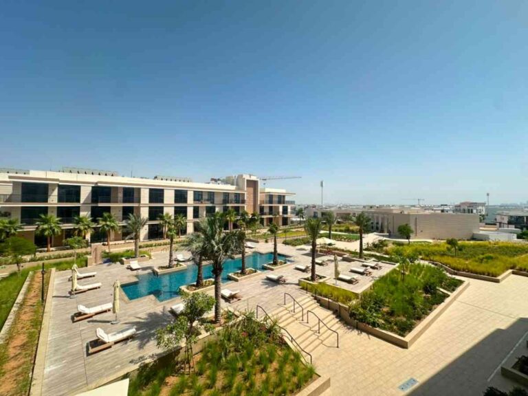 Rent in Jubail Terraces Abu Dhabi | Pool View Apartment