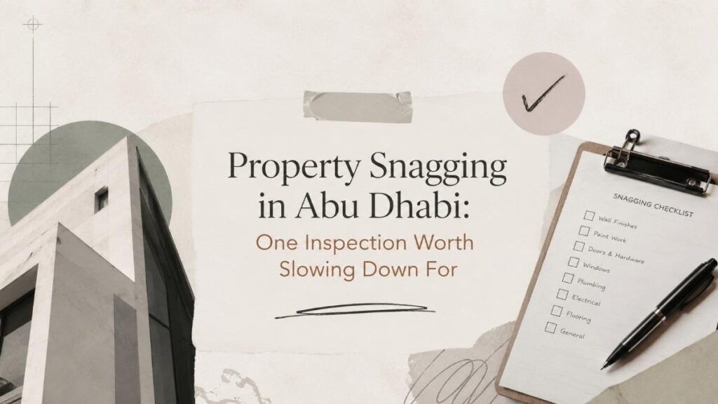 Property Snagging in Abu Dhabi: Inspect Before You Buy